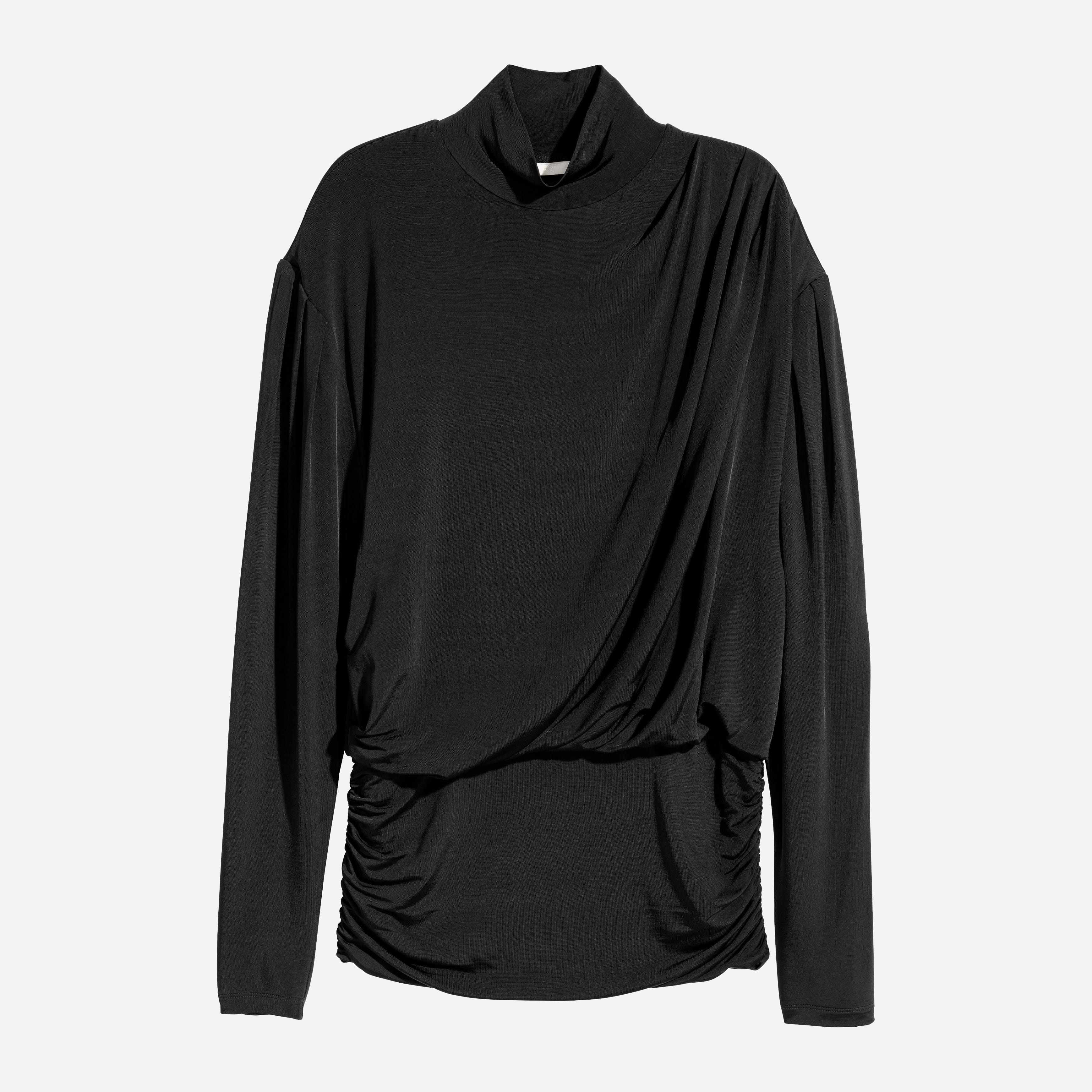 

Водолазка H&M 0593970_02  Черная, Водолазка H&M 0593970_02 32 Черная