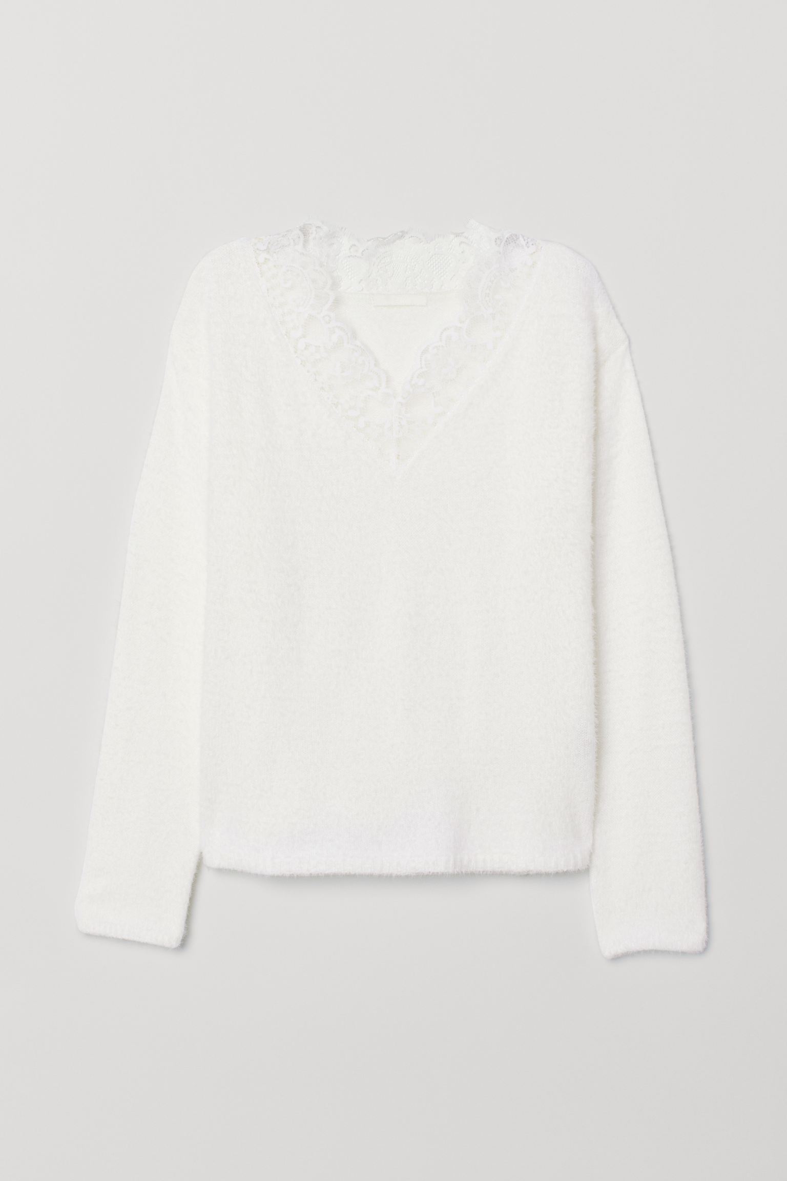 

Джемпер H&M L белый 11127061088
