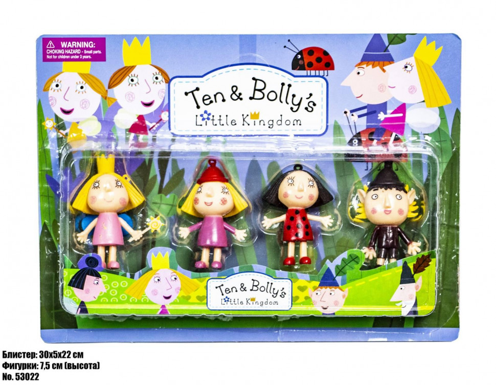 

Ігровий набір фігурок Ben & Holly 53022, 4 фігурки в наборі