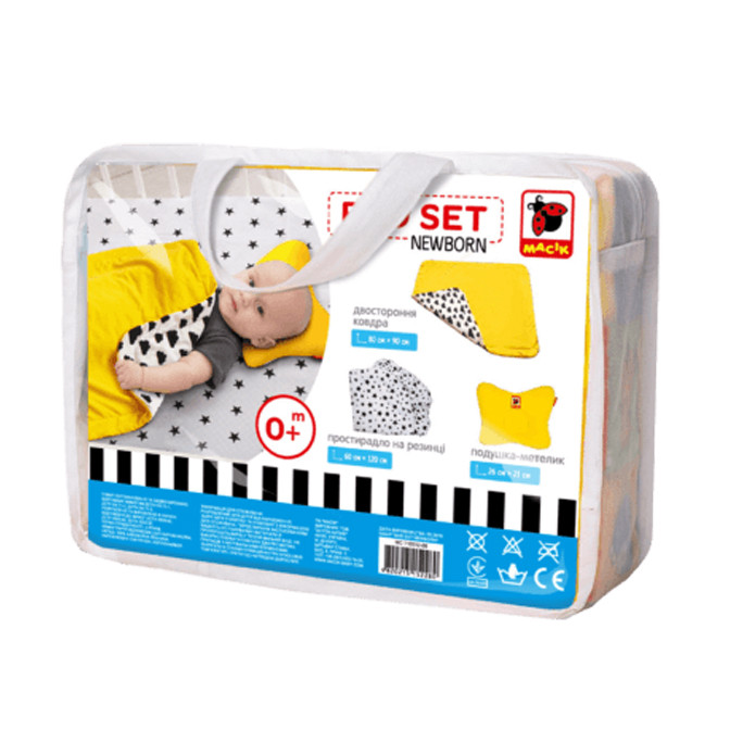 

Комплект Bed Set Newborn МС 110512-06 подушка + ковдра + простирадло