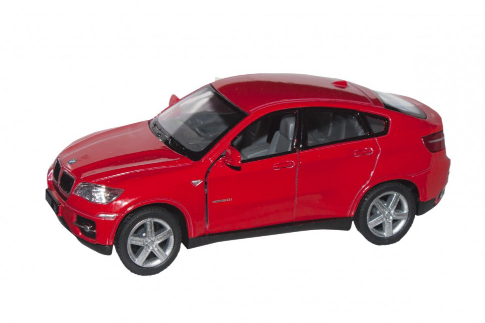 

Колекційна іграшкова машинка BMW X6 KT5336W інерційна (Червоний)