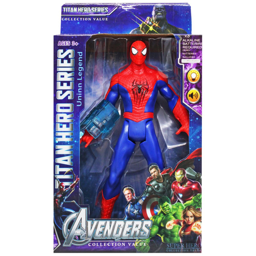 

Фігурка супергероя "AVENGERS" 89001, 20.5/15/35 (Спайдермен)