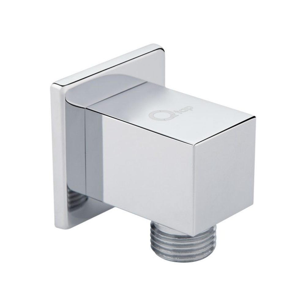 

Кронштейн для гигиенического душа шланговое подсоединение настенный Q-tap B130 CRM Хром Латунь 45х90х65