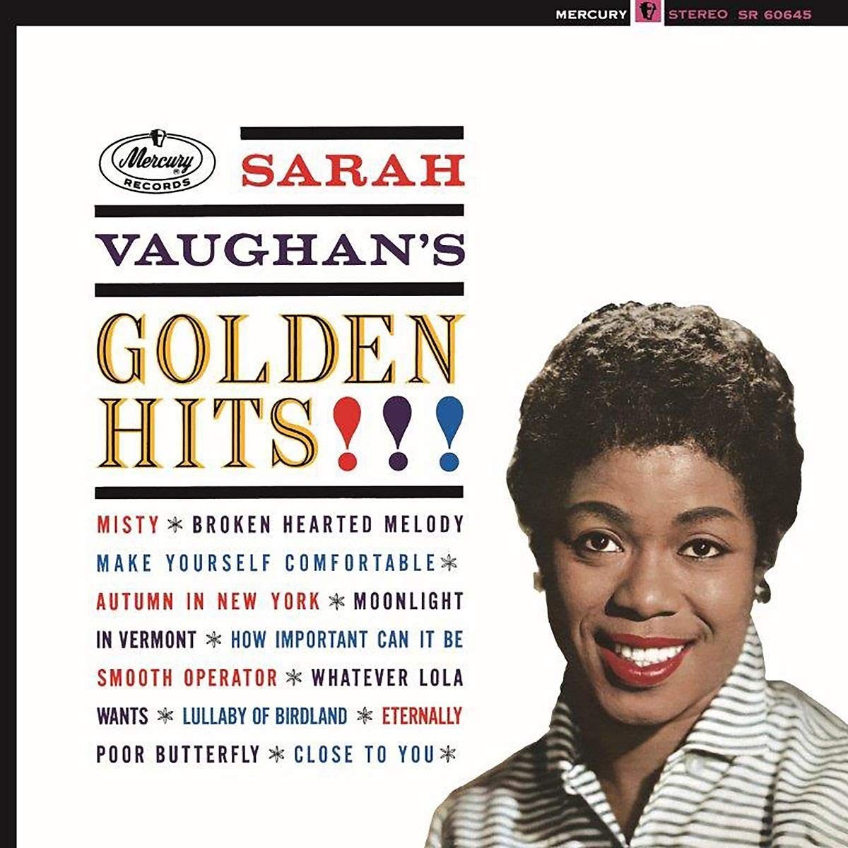 

Виниловая пластинка Sarah Vaughan - Sarah Vaughan"s Golden Hits 2019 (Sr 60645, Gold) Mercury/EU Mint (art.239801)