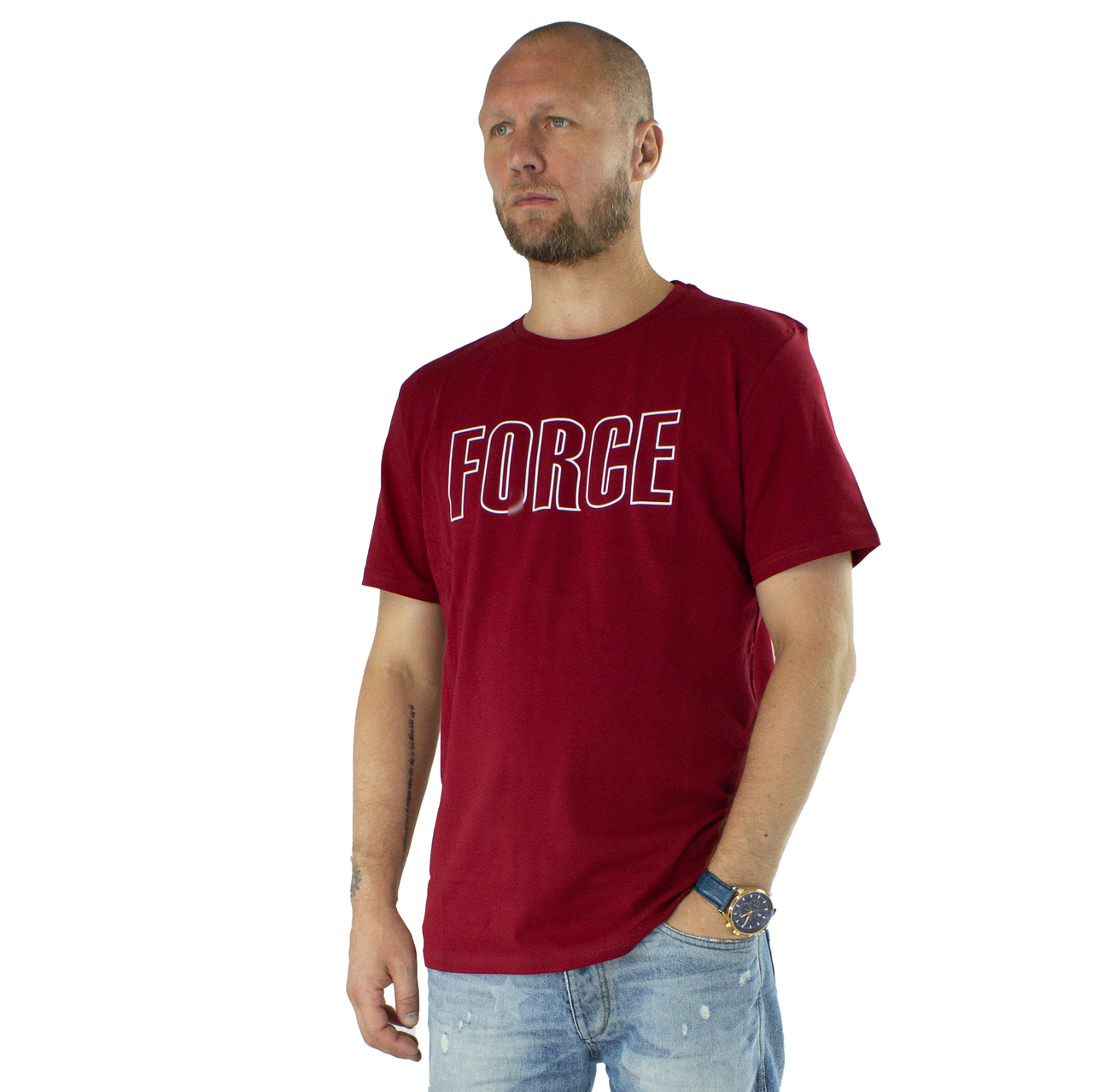 

Мужская футболка с принтом Force Бордовая  (717890-bordo, Мужская футболка с принтом Force Бордовая L (717890-bordo-L)