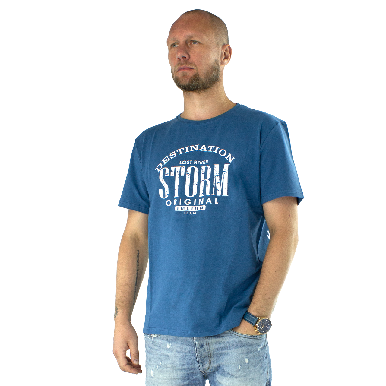 

Мужская футболка c принтом Storm Синяя  (717891-navyb, Мужская футболка c принтом Storm Синяя M (717891-navyb-M)