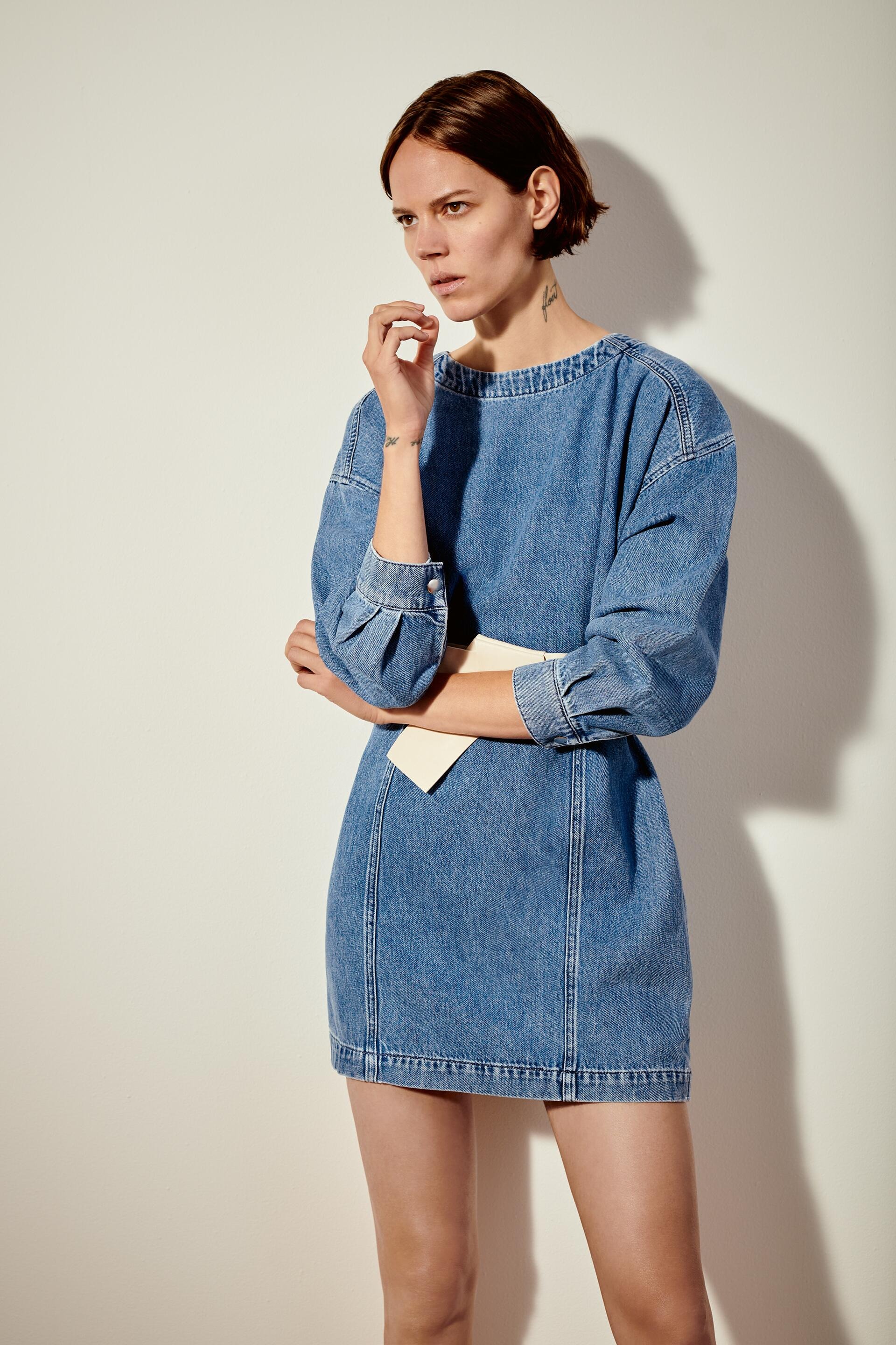 

Платье Zara  синий 5862157427, Платье Zara M синий 5862157427
