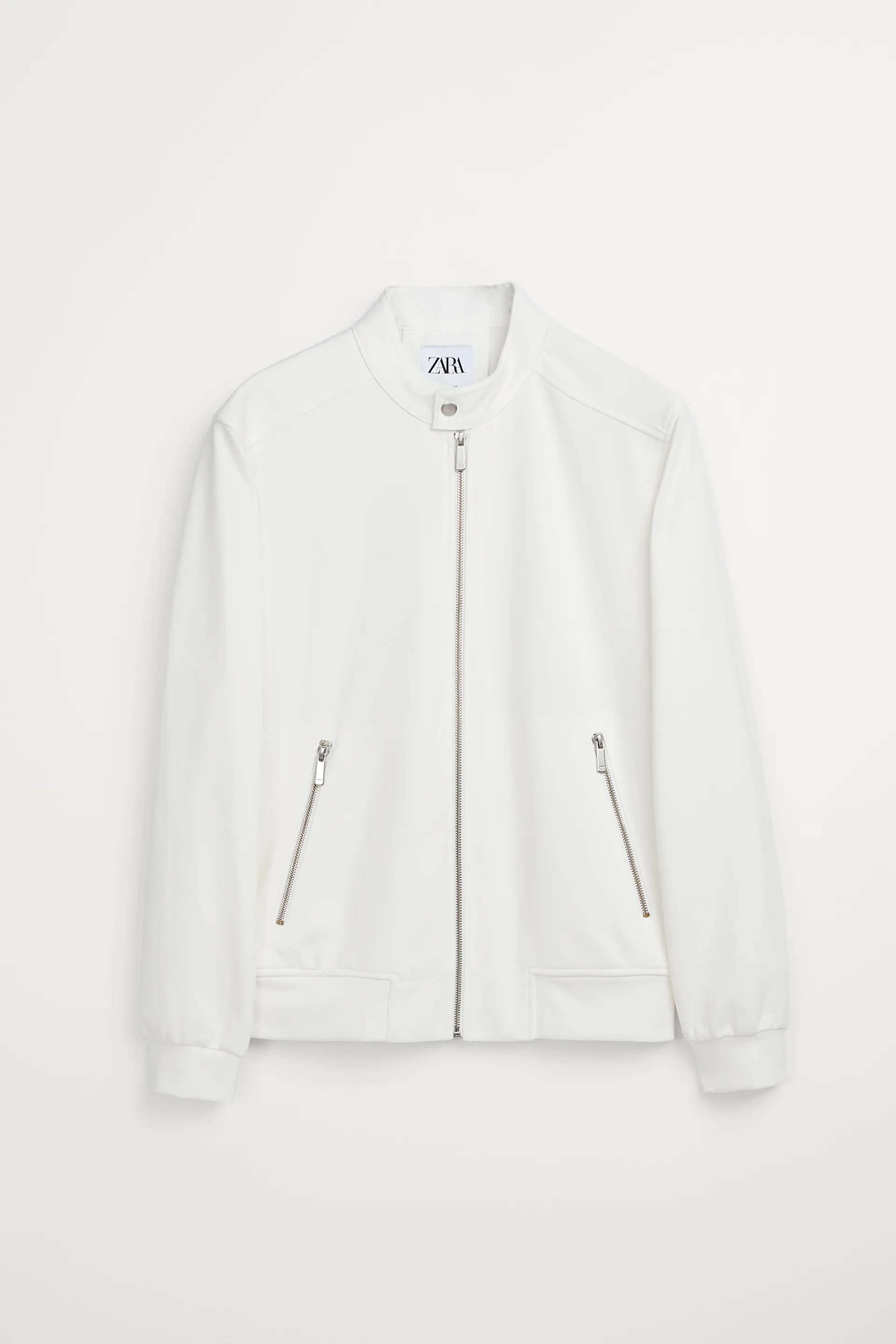 

Бомбер Zara  белый 00706366250, Бомбер Zara L белый 00706366250