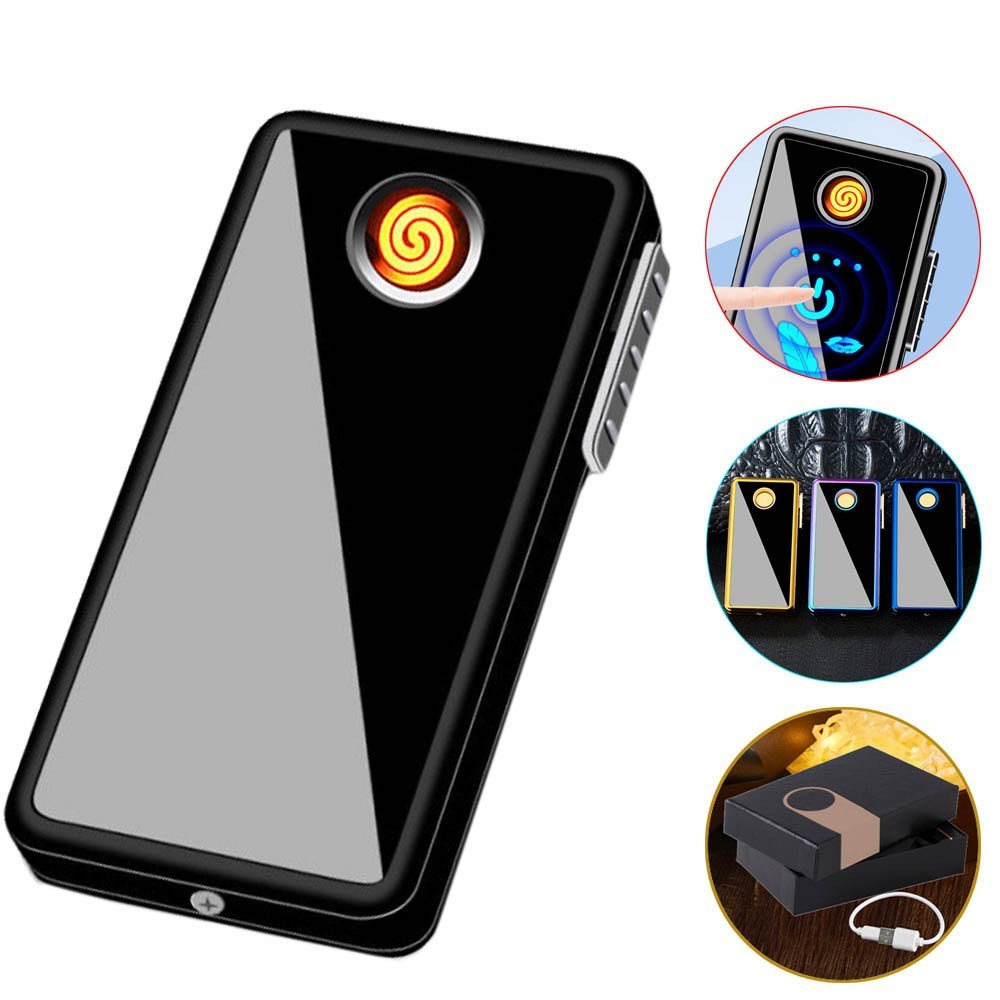 

Зажигалка электрическая USB Черная 33525