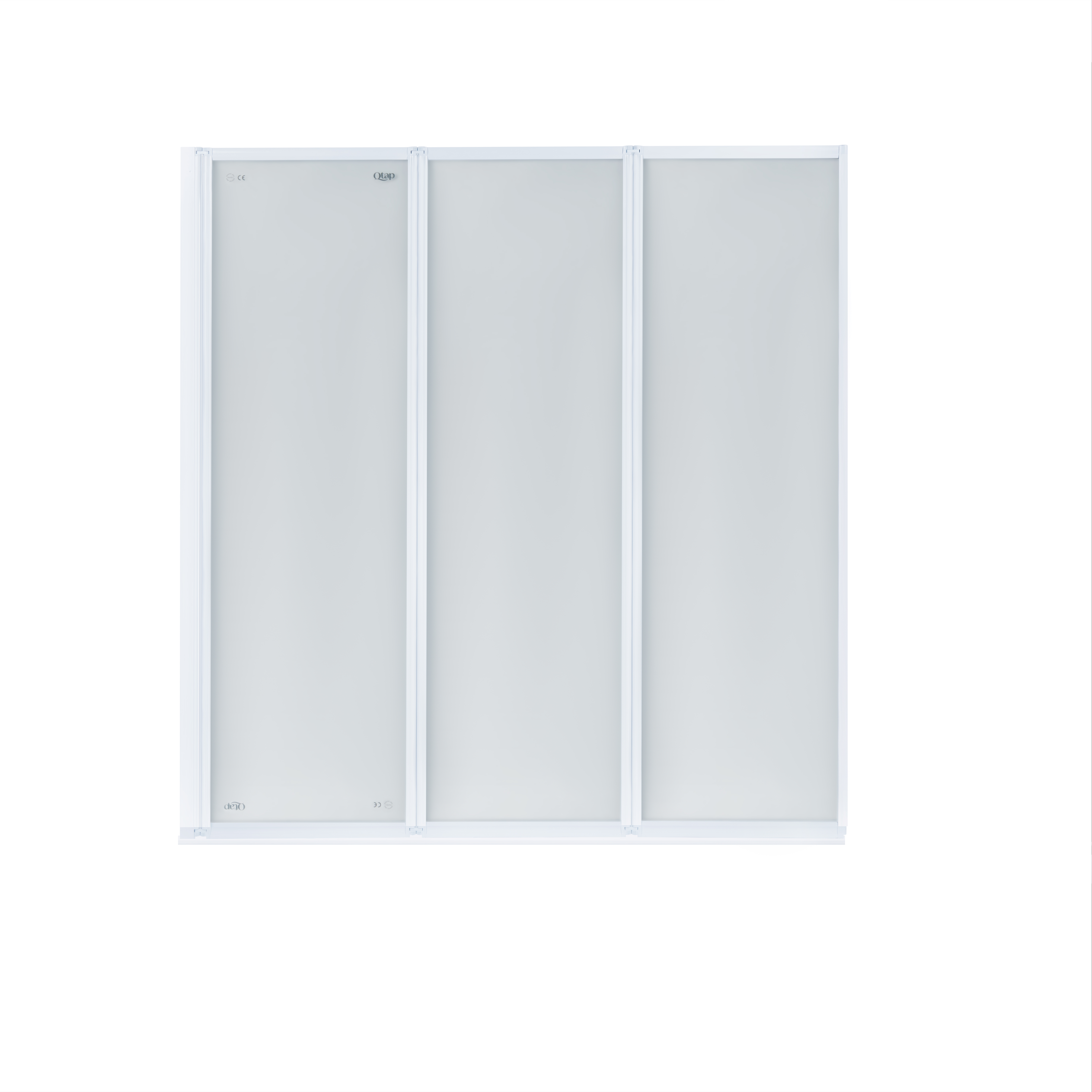 

Штора на ванну Qtap Gemini WHI401314RP4 стекло Pear 4 мм, 130x140 см