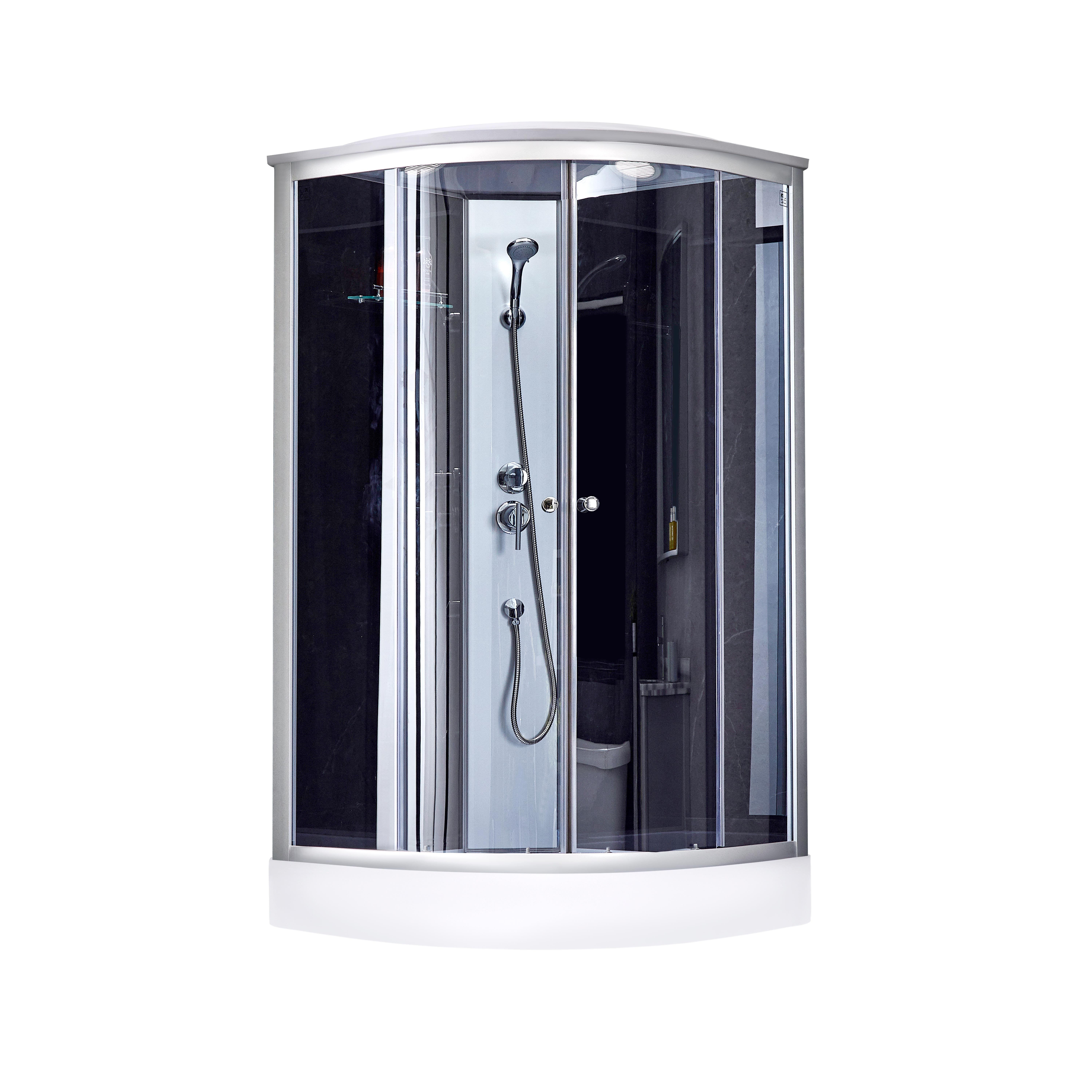 

Набор Lidz душевой бокс Tani SB90x90.SAT.LOW.GR, стекло тонированное 4 мм + поддон Kupala