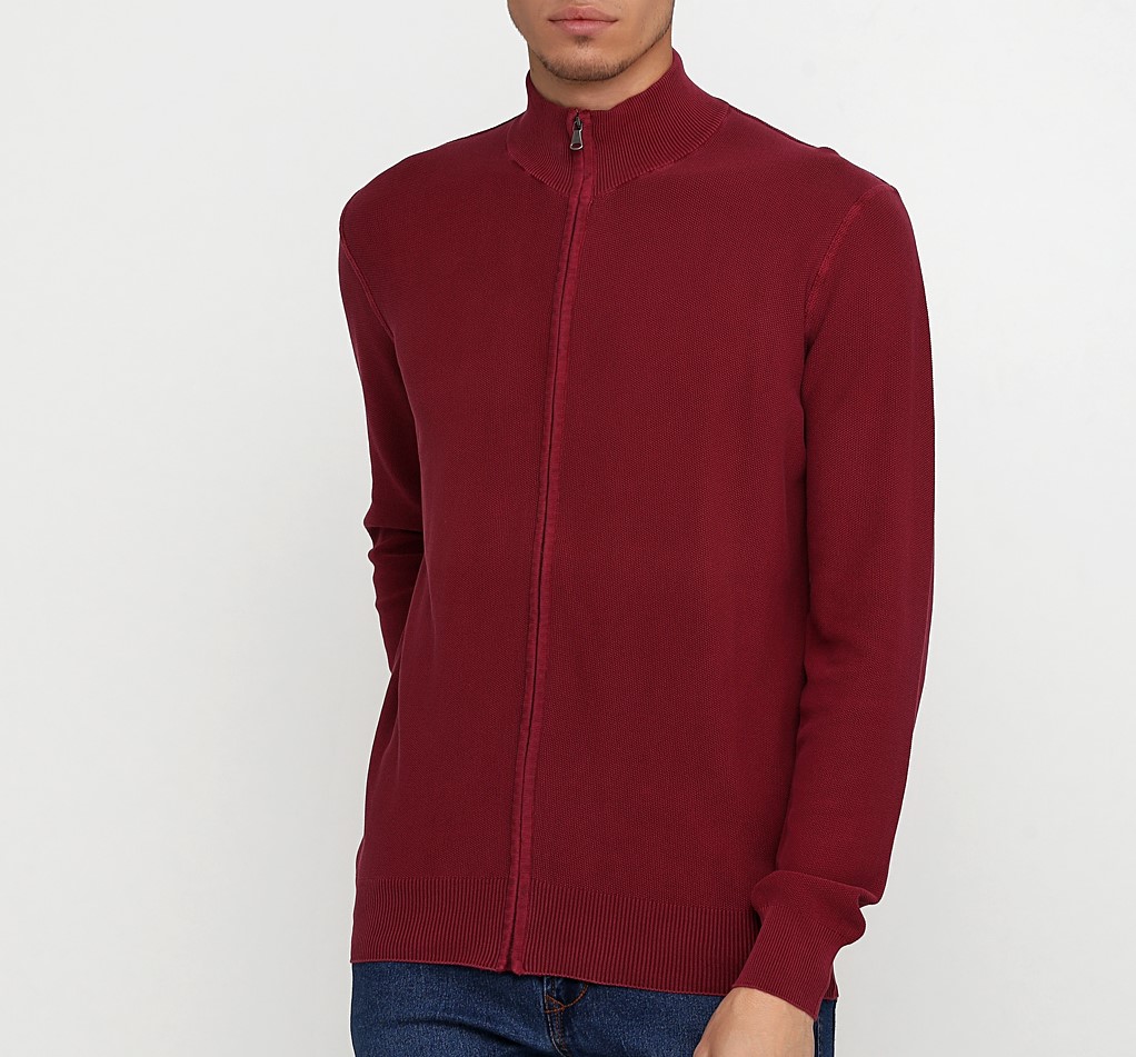 

Кофта на молнии Cashmere Company  Бордовый, Кофта на молнии Cashmere Company 50 Бордовый