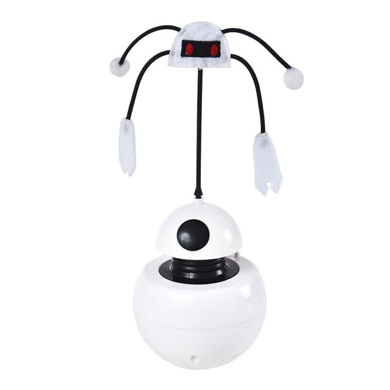 

Интерактивная игрушка для кошек Pet Elite Robot-E 3in1, шар – вертушка с лазером и привлекающим кота звуком (100636)
