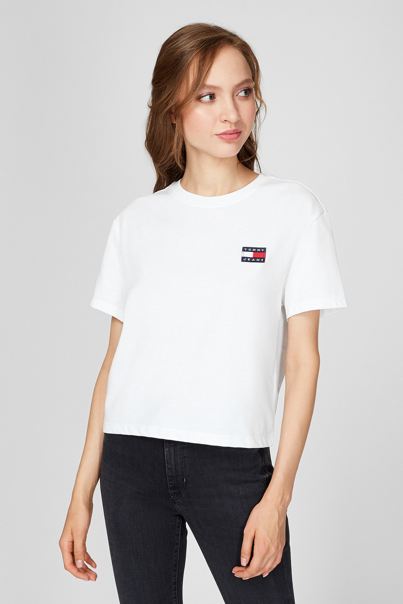 

Женская белая футболка TJW TOMMY BADGE Tommy Hilfiger S DW0DW06813
