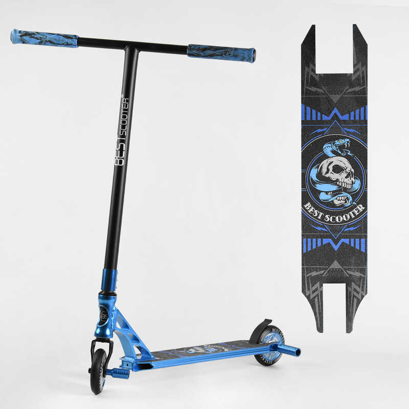 

Самокат трюковый 98901 Best Scooter HIC-система, пеги, алюминиевый диск и дека, анодированная покраска, колёса PU, d=110мм, ширина руля - 60 см