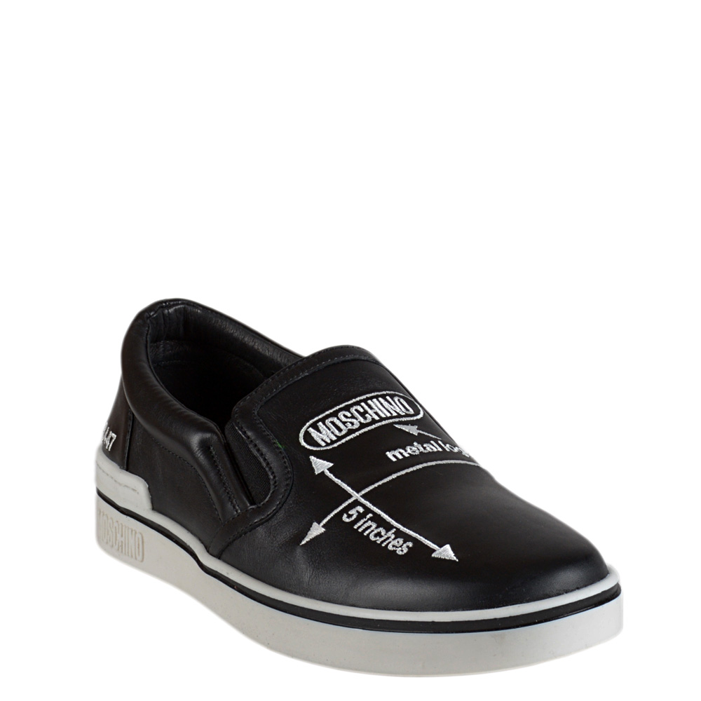 

Слипоны Moschino 40 черно-белый (56204/9131) (56204/9131черно-белый40)