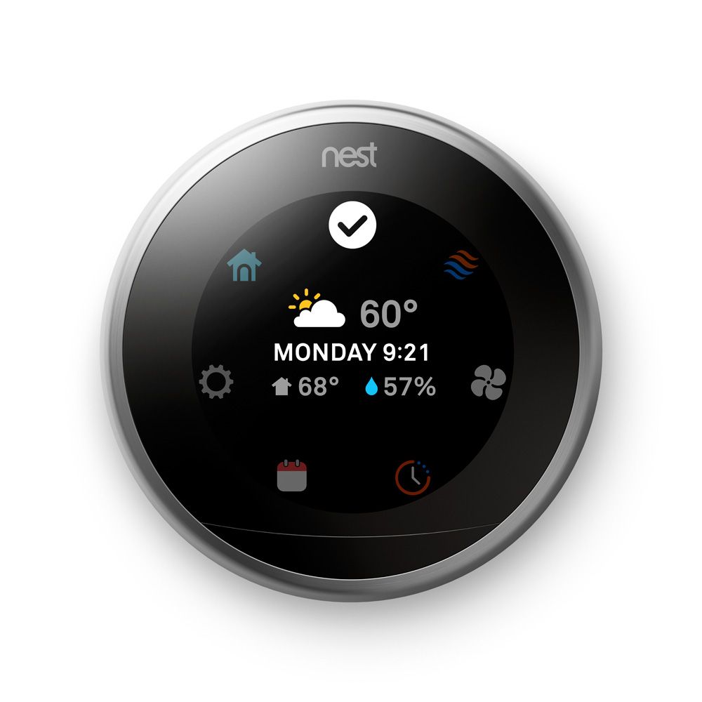 

Умный термостат Nest Thermostat 3rd Gen Stainless Steel
