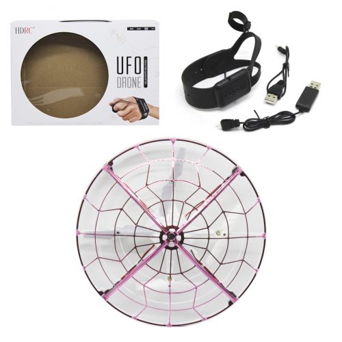 

Квадрокоптер "Ufo Drone" розовый