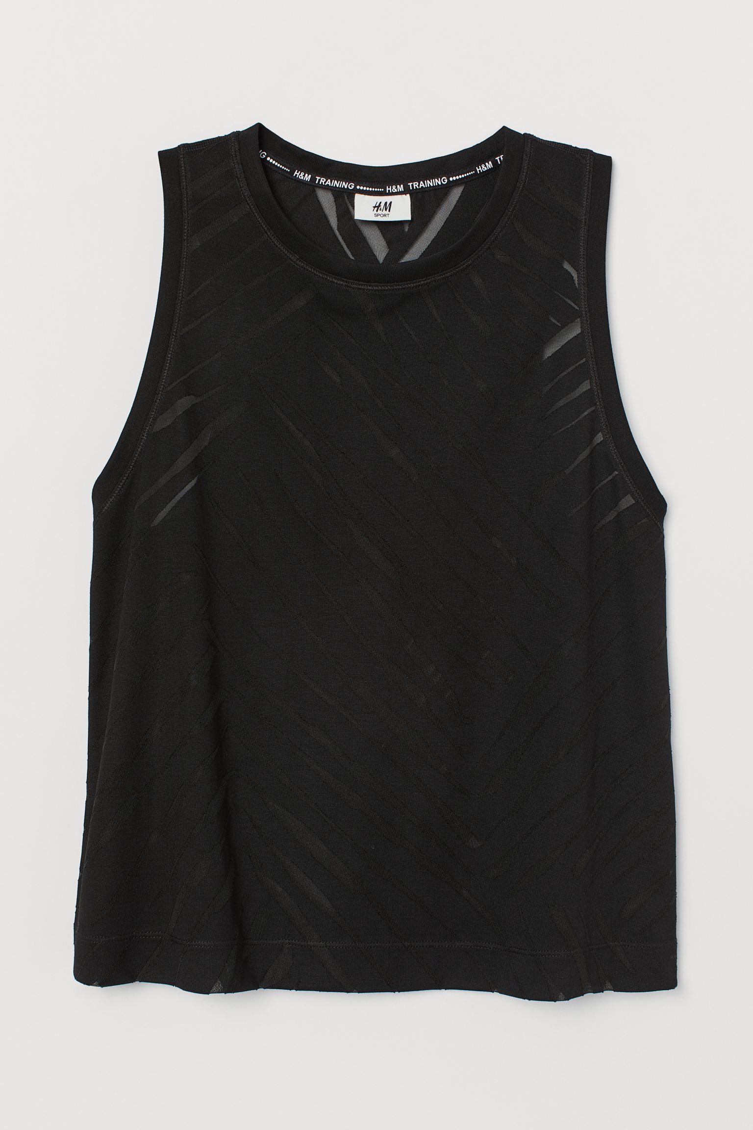 

Спортивная майка H&M S черный 16128270831