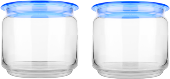 

Набор банок Luminarc Plano 2 х 0.5 л Blue
