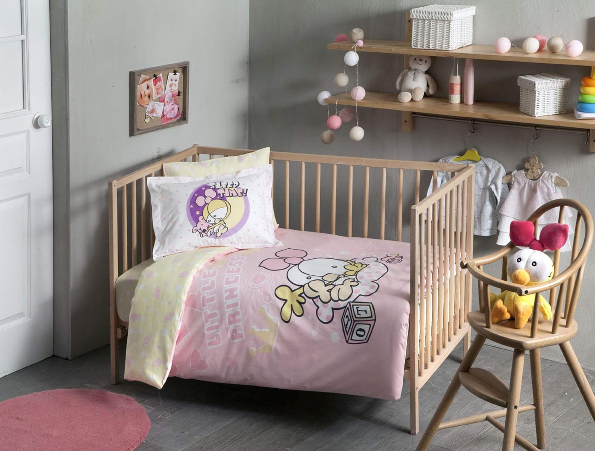 

Комплект постельного белья в кроватку TAC Sizinkiler Little Princess Ранфорс