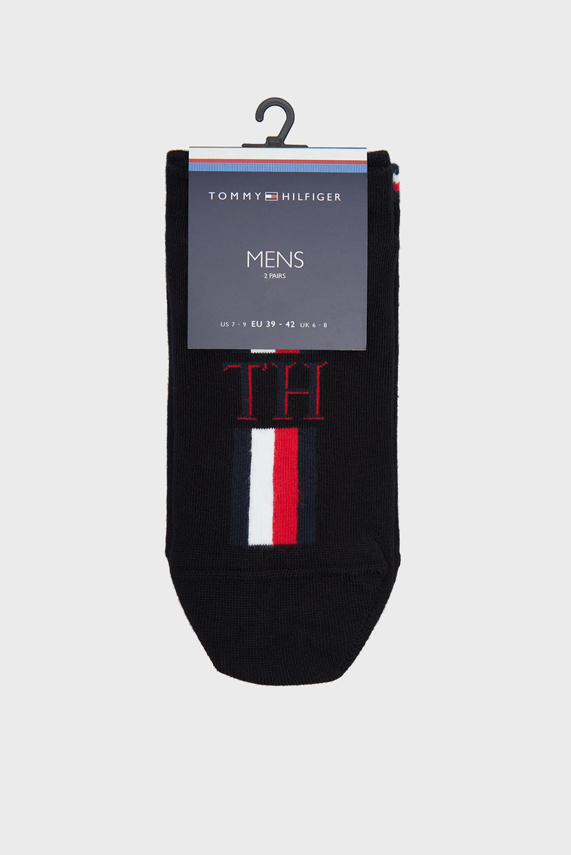 

Мужские черные носки (2 пары) TH MEN SNEAKER 2P ICONIC STRIPE Tommy Hilfiger 43/46 320204001