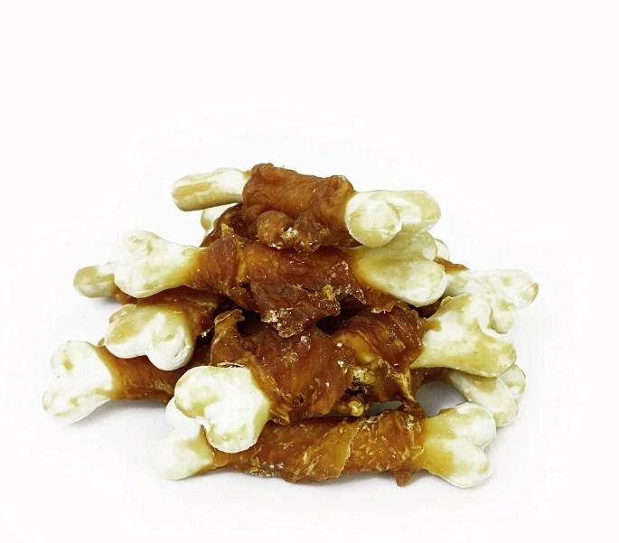 

Лакомство для собак кальцинированная косточка с мясом курицы Maced 500 г
