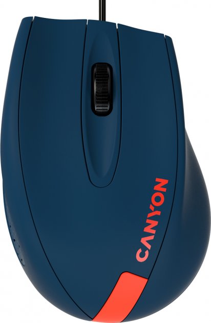 

Мышь Canyon M-11, Dark Blue/Red (CNE-CMS11BR)