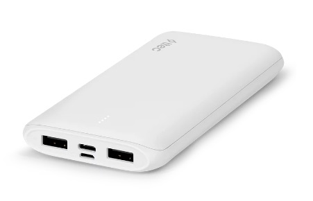 

Универсальная мобильная батарея Ttec 10000mAh PowerSlim Duo White