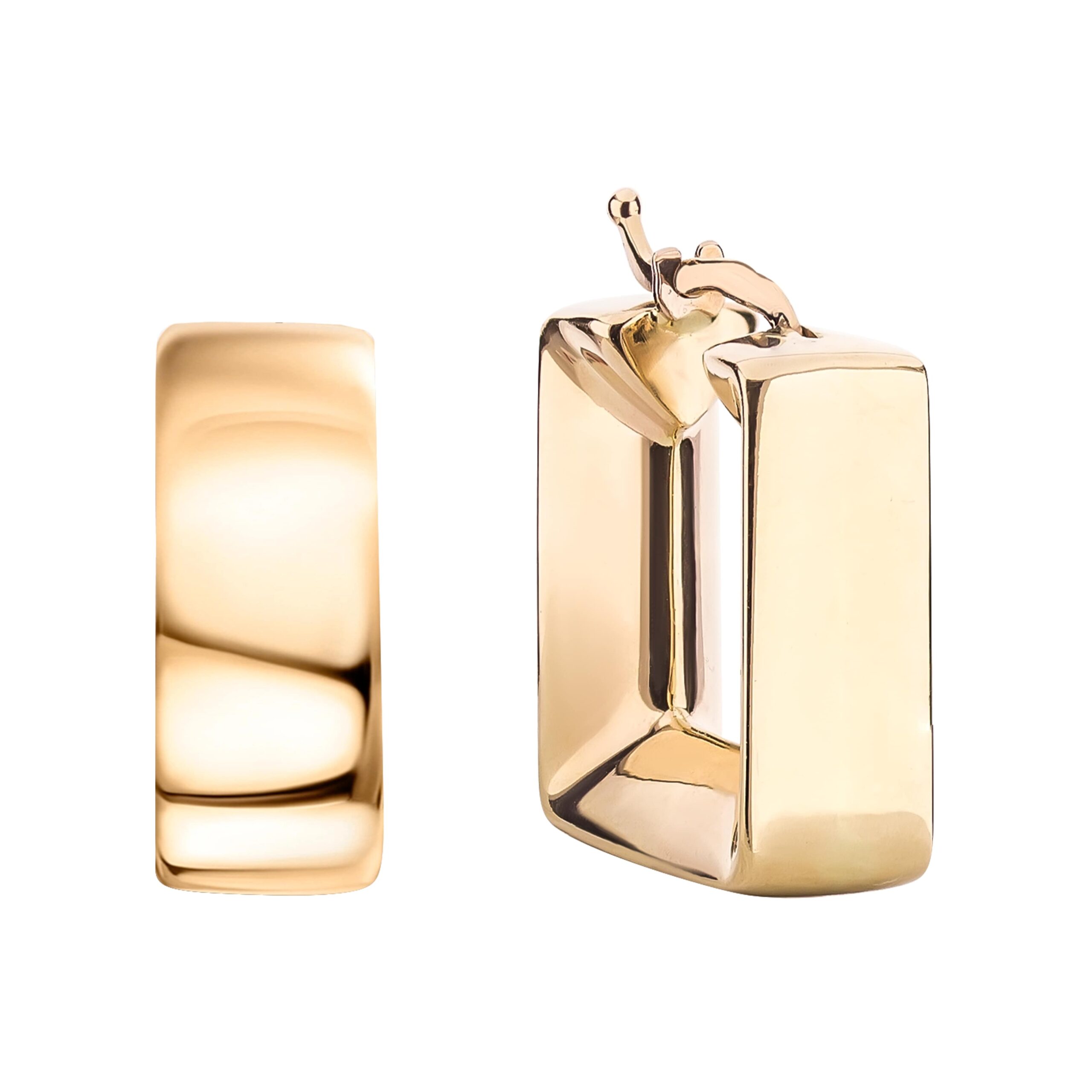 

Серьги в лимонном золоте без вставок КАМЕЯ 29900913.306.004959s