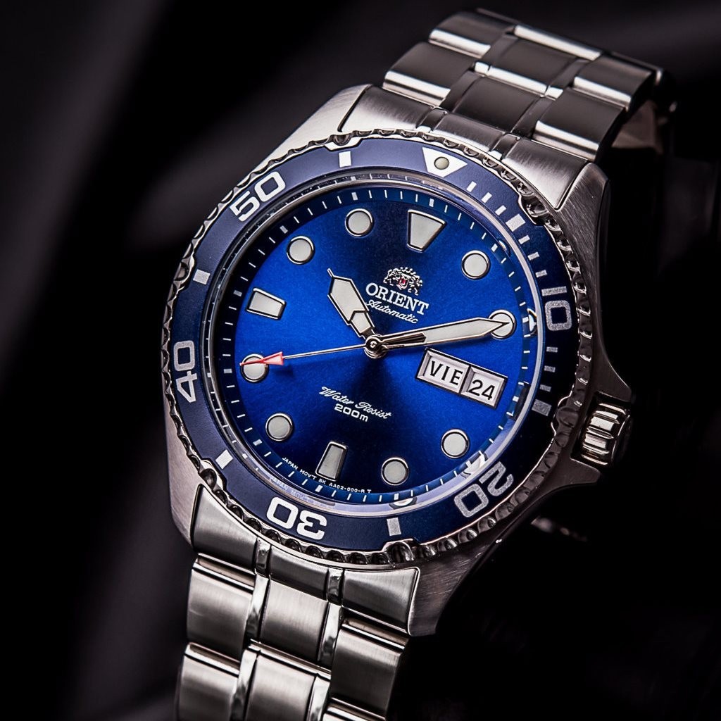 

Японские мужские дайверские часы Ориент Orient Ray II Automatic FAA02005D9