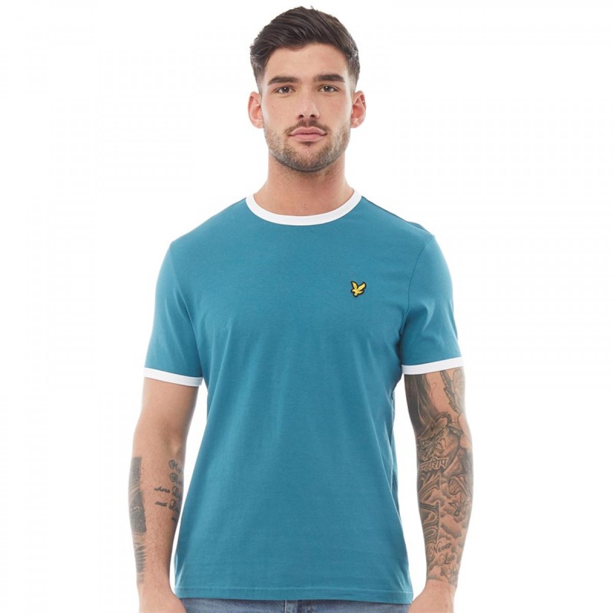 

Футболка Lyle And Scott Vintage Ringer Petrol Teal/White Teal, XS (40)