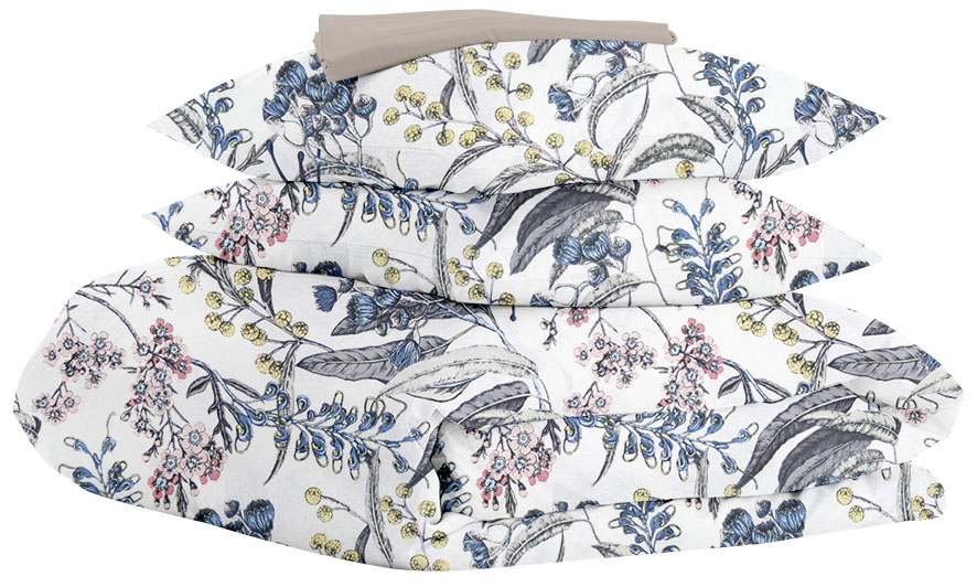 

Комплект постельного белья Cosas Flowers Yard Quartz 180х220