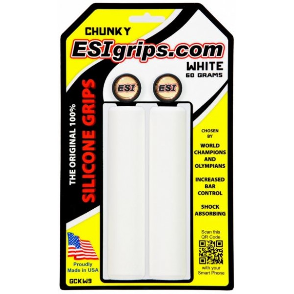 

Грипсы ESI Chunky White BO011