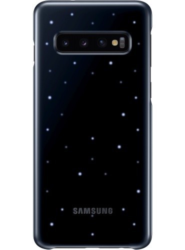 

Оригинальный защитный чехол бампер накладка LED Cover для Samsung Galaxy S10 (G973) EF-KG973CBEGRU black