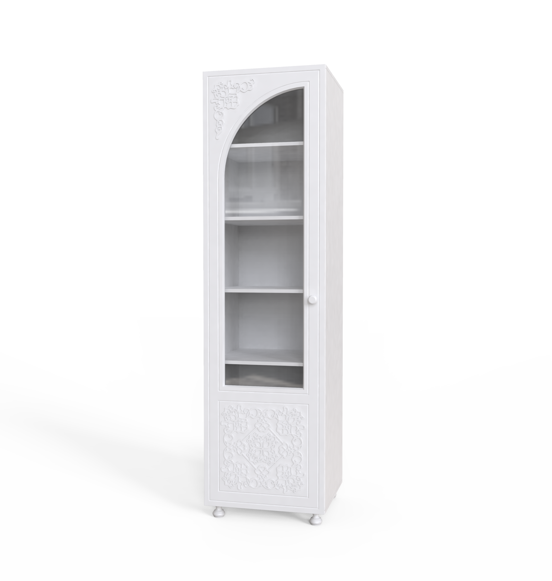 

Пенал Amelie Со Стеклом (Левый) Art In Head 516x2005x550 Белый Супермат