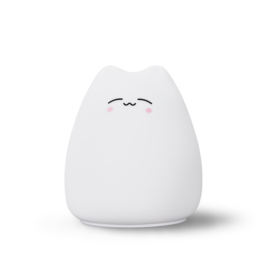 

Ночник силиконовый детский Котик Little Cat Led Белый (220345)