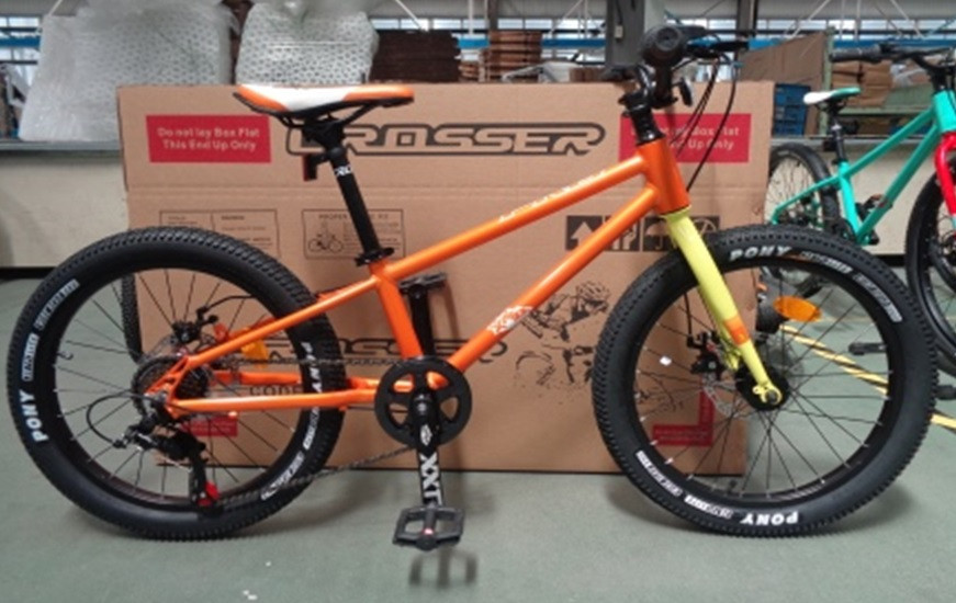 

Велосипед Crosser Super Light 20" (рама 10, 6S) 2021 Оранжево-желтый