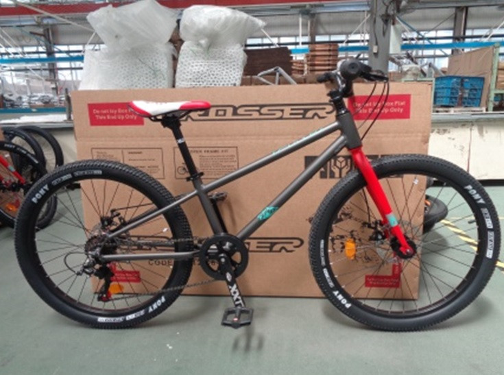 

Велосипед Crosser Super Light 24" (рама 11,2, 6S) 2021 Серо-красный