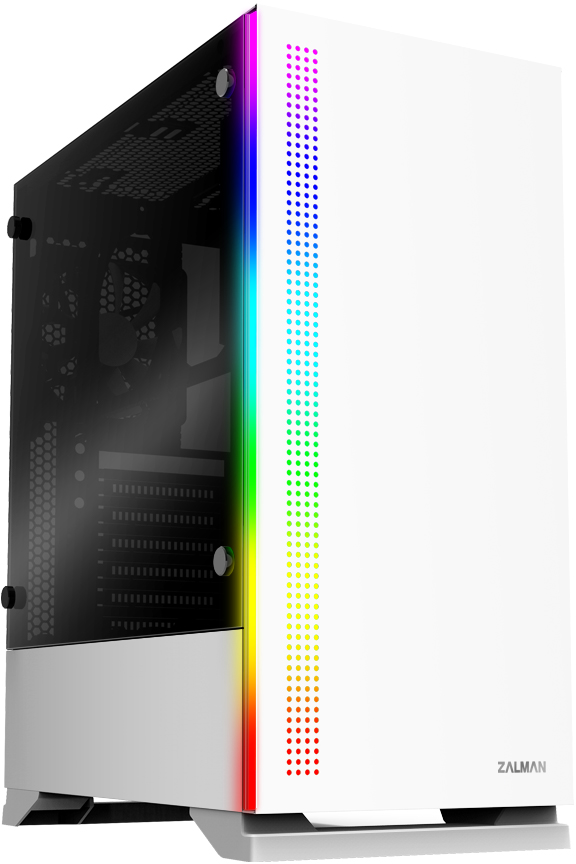 

Корпус Zalman S5 White RGB (TG)