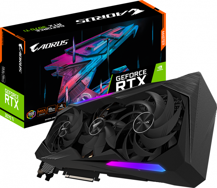 

Відеокарта Gigabyte RTX 3070TI 8GB AORUS MASTER (GV-N307TAORUS M-8GD)