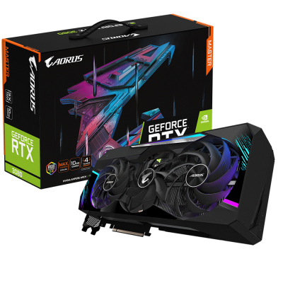 

Відеокарта GIGABYTE GeForce RTX3080 10Gb AORUS MASTER 3.0 LHR (GV-N3080AORUS M-10GD 3.0)