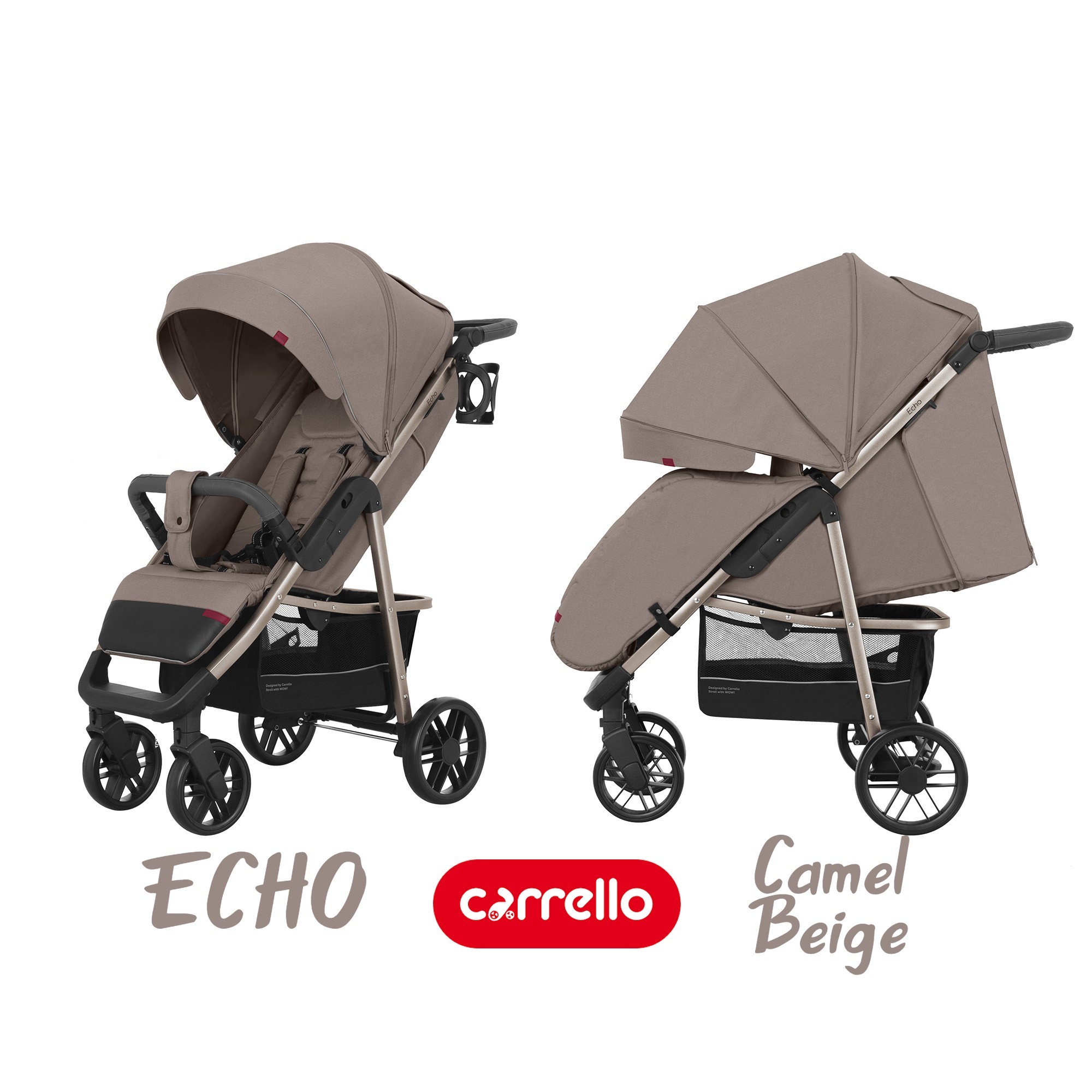 

Прогулочная коляска Carrello Echo CRL-8508 Camel Beige