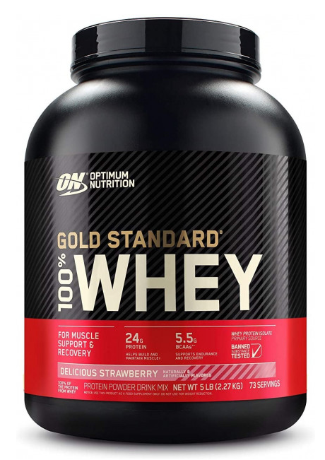 

Сывороточный протеин Optimum Nutrition Whey Gold 2,347 кг - клубника