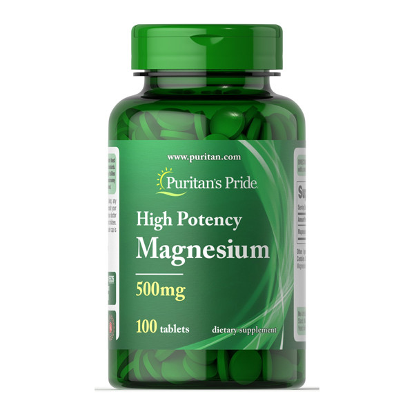 

Витамины Puritan's Pride Magnesium 500 мг 100 таблеток