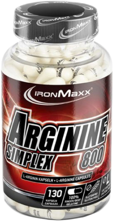 

Аргинин IronMaxx Arginin Simplex 800 130 капсул (4260196290753)