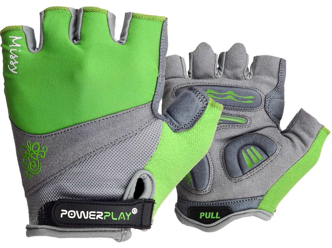 

Велоперчатки женские PowerPlay 5277 D Зеленые XS