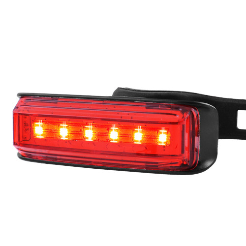 

Велофонарь AQY-0115-6SMD (красный), ЗУ micro USB, встроенный аккумулятор