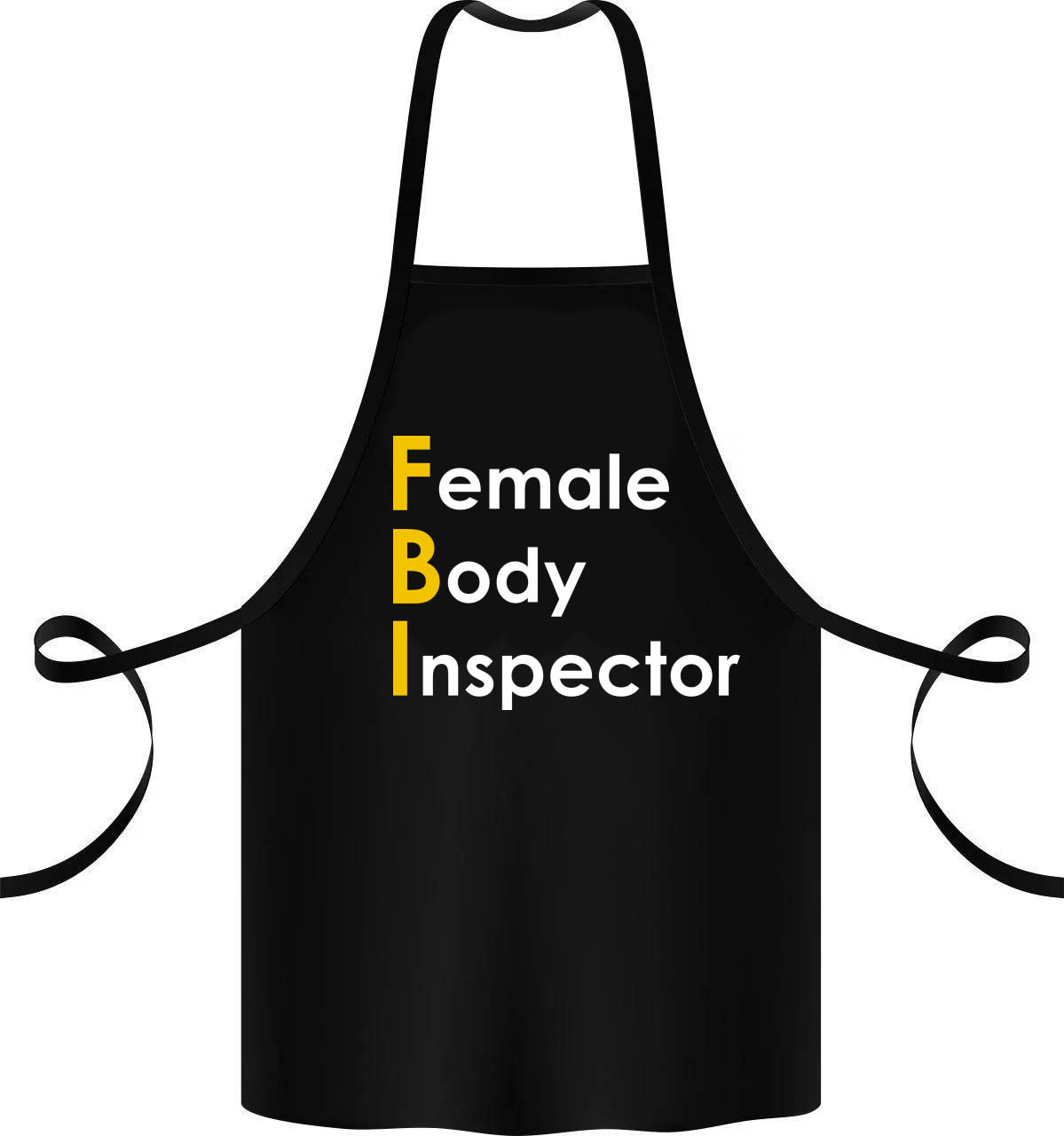 

Фартук с принтом "Female Body Inspector"