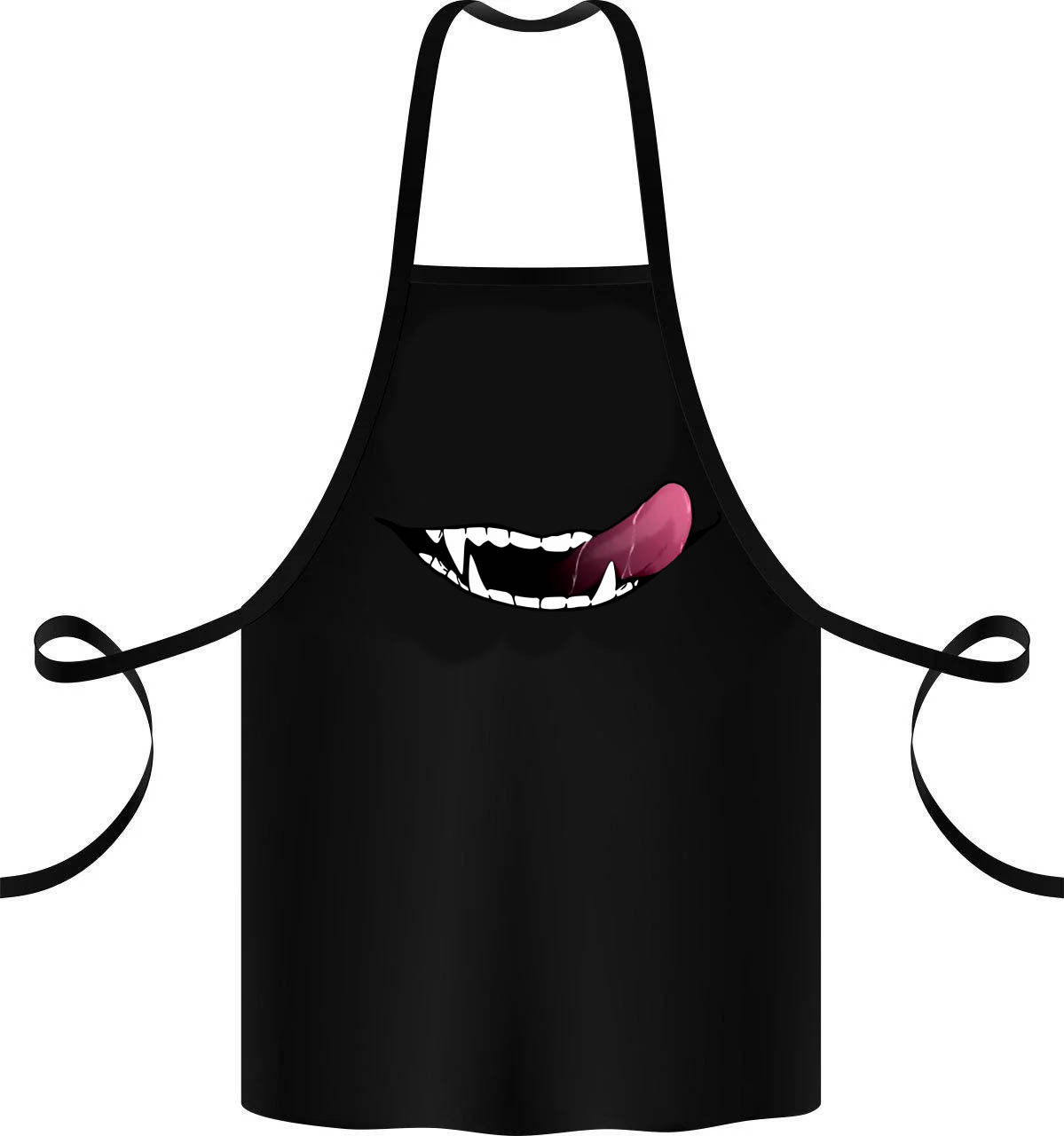 

Фартук с принтом "Tongue out"